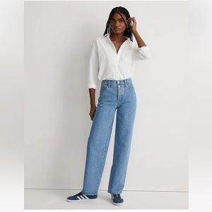 Madewell Vintage Wide-Leg Jean in Harding Wash: Button-Fly Edition 26Tall
